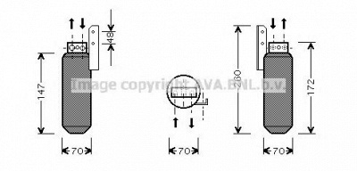 AVA QUALITY COOLING old164 -  Осушитель, кондиционер